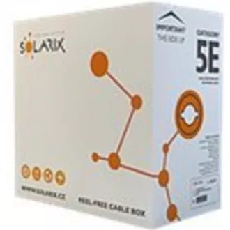 Instalační kabel Solarix venkovní FTP, Cat5E, drát, PE, box 305m SXKD-5E-FTP-PE Instalační kabel Solarix venkovní FTP, Cat5E, drát, PE, box 305m SXKD-5E-FTP-PE
