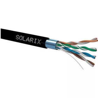 Instalační kabel Solarix venkovní FTP, Cat5E, drát, PE, box 305m SXKD-5E-FTP-PE Instalační kabel Solarix venkovní FTP, Cat5E, drát, PE, box 305m SXKD-5E-FTP-PE