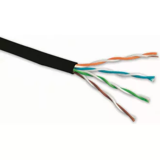 Instalační kabel Solarix venkovní gelový UTP, Cat5E, drát, PE, box 305m SXKD-5E-UTP-PEG Instalační kabel Solarix venkovní gelový UTP, Cat5E, drát, PE, box 305m SXKD-5E-UTP-PEG