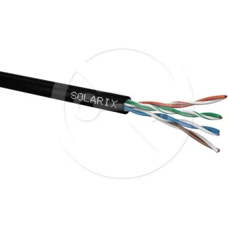 Instalační kabel Solarix venkovní gelový UTP, Cat5E, drát, PE, box 305m SXKD-5E-UTP-PEG Instalační kabel Solarix venkovní gelový UTP, Cat5E, drát, PE, box 305m SXKD-5E-UTP-PEG