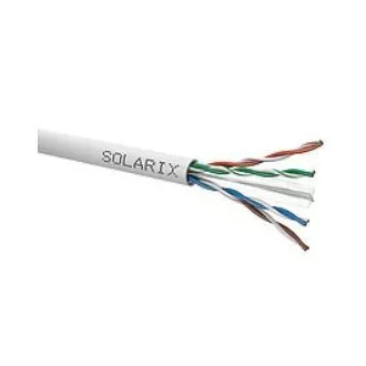 Instalační kabel Solarix UTP, Cat6, drát, PVC, box 305m SXKD-6-UTP-PVC Instalační kabel Solarix UTP, Cat6, drát, PVC, box 305m SXKD-6-UTP-PVC