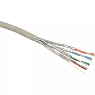 Instalační kabel Solarix STP, Cat6A, drát, LSOH, cívka 500m SXKD-6A-STP-LSOH Instalační kabel Solarix STP, Cat6A, drát, LSOH, cívka 500m SXKD-6A-STP-LSOH