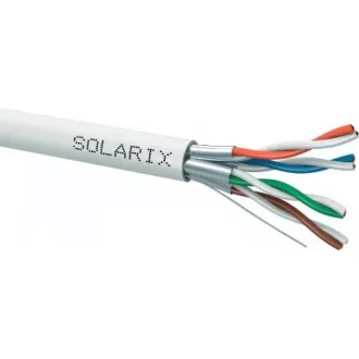 Instalační kabel Solarix STP, Cat6A, drát, LSOH, cívka 500m SXKD-6A-STP-LSOH Instalační kabel Solarix STP, Cat6A, drát, LSOH, cívka 500m SXKD-6A-STP-LSOH