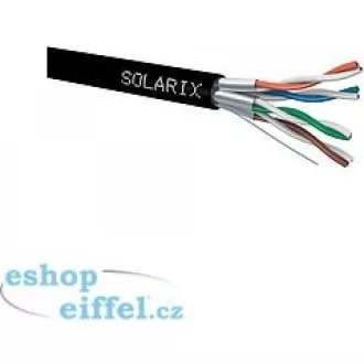 Instalační kabel Solarix STP, Cat6A, drát, PE, cívka 500m SXKD-6A-STP-PE Instalační kabel Solarix STP, Cat6A, drát, PE, cívka 500m SXKD-6A-STP-PE