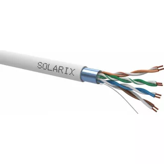 Instalační kabel Solarix FTP, Cat5E, licna, PVC, box 305m SXKL-5E-FTP-PVC-GY Instalační kabel Solarix FTP, Cat5E, licna, PVC, box 305m SXKL-5E-FTP-PVC-GY