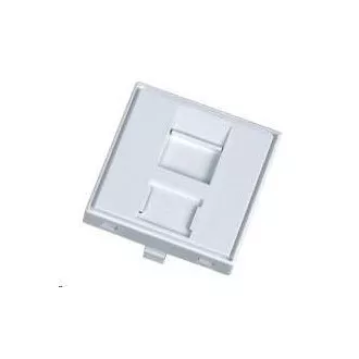 Modul neosazený 1x RJ45, 45x45 mm s prachovkou Modul neosazený 1x RJ45, 45x45 mm s prachovkou