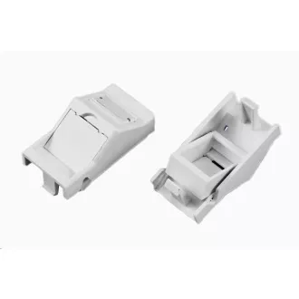 Modul neosazený 1x RJ45, 22, 5x45 mm s prachovkou úhlový Modul neosazený 1x RJ45, 22, 5x45 mm s prachovkou úhlový