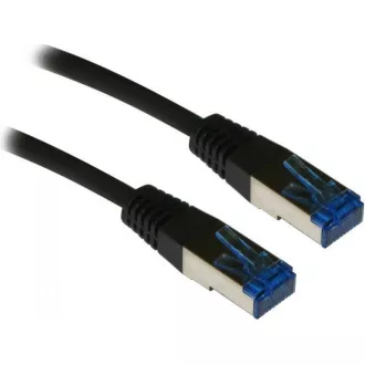 XtendLan patch kabel Cat6A, SFTP, LS0H - 2m, černý