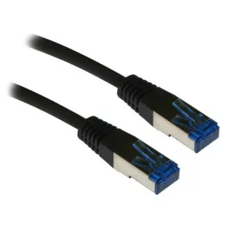 XtendLan patch kabel Cat6A, SFTP, LS0H - 3m, černý XtendLan patch kabel Cat6A, SFTP, LS0H - 3m, černý