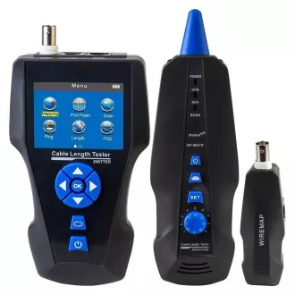 LAN Cable Tester TLCD8601S s LCD, koax, Cat3/Cat5E/Cat6/Cat7, UTP/STP, USB, PoE, ping, sonda, protismyčka LAN Cable Tester TLCD8601S s LCD, koax, Cat3/Cat5E/Cat6/Cat7, UTP/STP, USB, PoE, ping, sonda, protismyčka