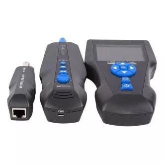 LAN Cable Tester TLCD8601S s LCD, koax, Cat3/Cat5E/Cat6/Cat7, UTP/STP, USB, PoE, ping, sonda, protismyčka LAN Cable Tester TLCD8601S s LCD, koax, Cat3/Cat5E/Cat6/Cat7, UTP/STP, USB, PoE, ping, sonda, protismyčka