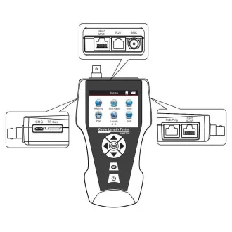LAN Cable Tester TLCD8601S s LCD, koax, Cat3/Cat5E/Cat6/Cat7, UTP/STP, USB, PoE, ping, sonda, protismyčka LAN Cable Tester TLCD8601S s LCD, koax, Cat3/Cat5E/Cat6/Cat7, UTP/STP, USB, PoE, ping, sonda, protismyčka