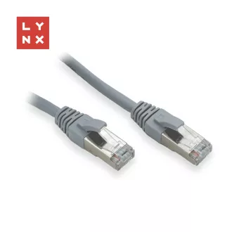 LYNX FTP patch kabel Cat5e PVC, CCA, 0, 3m, šedý (balení obsahuje 10ks)