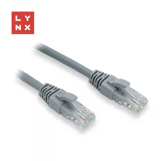 LYNX UTP patch kabel Cat6, PVC, 7m, šedý LYNX UTP patch kabel Cat6, PVC, 7m, šedý