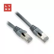 LYNX FTP patch kabel Cat6, PVC, 0, 3m, šedý (balení obsahuje 10ks)