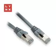 LYNX FTP patch kabel Cat6, PVC, 0, 5m, šedý (balení obsahuje 10ks)