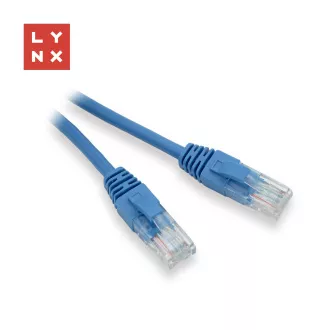 LYNX UTP patch kabel Cat5e, PVC, CCA, 0, 5m, modrý (balení obsahuje 10ks) LYNX UTP patch kabel Cat5e, PVC, CCA, 0, 5m, modrý (balení obsahuje 10ks)