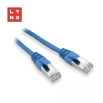 LYNX FTP patch kabel Cat5e PVC, CCA, 0, 1m, modrý (balení obsahuje 10ks) LYNX FTP patch kabel Cat5e PVC, CCA, 0, 1m, modrý (balení obsahuje 10ks)