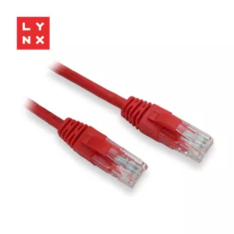 LYNX UTP patch kabel Cat5e, PVC, CCA, 2m, červený LYNX UTP patch kabel Cat5e, PVC, CCA, 2m, červený
