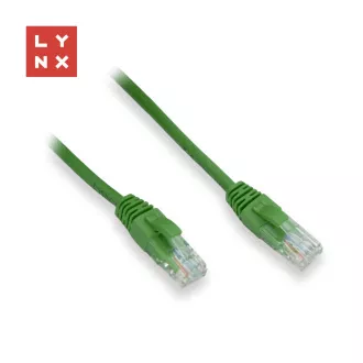 LYNX UTP patch kabel Cat5e, PVC, CCA, 2m, zelený