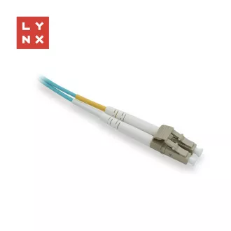 LYNX duplexní patch kabel MM, OM3, LC/LC, 50/125µm, 10m