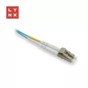 LYNX duplexní patch kabel MM, OM3, LC/LC, 50/125µm, 15m