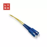 LYNX duplexní patch kabel SM, OS2, SC/SC, 9/125µm, 0, 5m