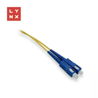 LYNX duplexní patch kabel SM, OS2, SC/SC, 9/125µm, 5m