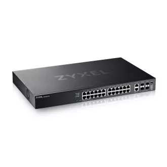 Zyxel XGS2220-30, L3 Access Switch, 24x1G RJ45 2x10mG RJ45, 4x10G SFP+ Uplink, incl. 1 yr NebulaFlex Pro Zyxel XGS2220-30, L3 Access Switch, 24x1G RJ45 2x10mG RJ45, 4x10G SFP+ Uplink, incl. 1 yr NebulaFlex Pro