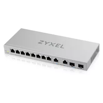 Zyxel XGS1210-12 12-port Gigabit Webmanaged Switch, 8x gigabit RJ45, 2x 2, 5GbE RJ45, 2x SFP+ Zyxel XGS1210-12 12-port Gigabit Webmanaged Switch, 8x gigabit RJ45, 2x 2, 5GbE RJ45, 2x SFP+