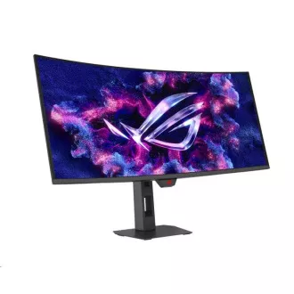 ASUS LCD ROG Strix OLED XG34WCDG, 34" 3440x1440, 250nits, 175Hz, 0, 03ms, 178/178, USB, DP, HDMI, Audio, VESA, Black