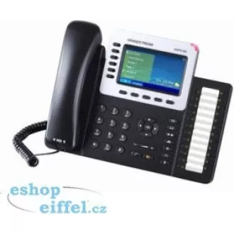 Grandstream GXP2160 [VoIP telefon - 6xSIP účet, HD audio, 5prog.tl. + 24 předvoleb, bluetooth, EHS, barevný LCD, 2x GLAN]