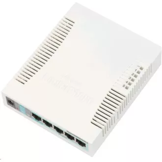 MikroTik RouterBOARD RB260GS (CSS106-5G-1S), Taifatech TF470 CPU, výkonný nastavitelný switch, 5x LAN, 1xSFP slot MikroTik RouterBOARD RB260GS (CSS106-5G-1S), Taifatech TF470 CPU, výkonný nastavitelný switch, 5x LAN, 1xSFP slot