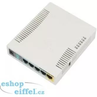 MikroTik RouterBOARD RB951Ui-2HnD, 600MHz CPU, 128MB RAM, 5x LAN, integr. 2.4GHz Wi-Fi, vč. L4 licence MikroTik RouterBOARD RB951Ui-2HnD, 600MHz CPU, 128MB RAM, 5x LAN, integr. 2.4GHz Wi-Fi, vč. L4 licence