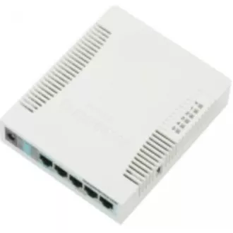 MikroTik RouterBOARD RB951Ui-2HnD, 600MHz CPU, 128MB RAM, 5x LAN, integr. 2.4GHz Wi-Fi, vč. L4 licence MikroTik RouterBOARD RB951Ui-2HnD, 600MHz CPU, 128MB RAM, 5x LAN, integr. 2.4GHz Wi-Fi, vč. L4 licence