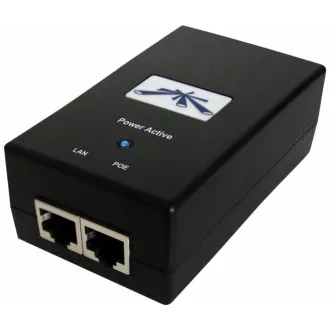 UBNT POE-48-24W-G [Gigabit PoE adaptér, 48V/0, 5A (24W), vč. napájecího kabelu]