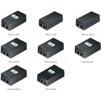 UBNT POE-24-24W-G [Gigabit PoE adaptér, 24V/1A (24W), vč. napájecího kabelu]