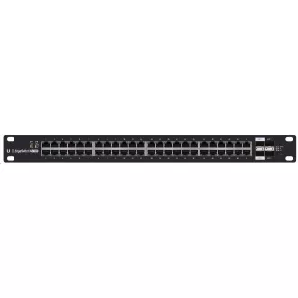 UBNT EdgeSwitch ES-48-500W [70Gbps, 500W, aktivní (802.3af/at) i pasivní (24V) PoE, 2xSFP, 2xSFP+, L2/L3]