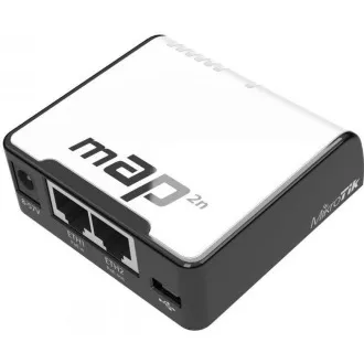 MikroTik RouterBOARD mAP, 650MHz CPU, 64MB RAM, 2xLAN, 2.4GHz Wi-Fi, 802.11b/g/n, PoE in, vč. L4 licence