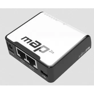 MikroTik RouterBOARD mAP, 650MHz CPU, 64MB RAM, 2xLAN, 2.4GHz Wi-Fi, 802.11b/g/n, PoE in, vč. L4 licence
