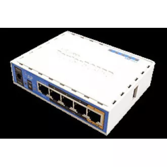 MikroTik hAP, 650MHz CPU, 64MB RAM, 5x LAN, integr. 2.4GHz Wi-Fi, WPS, vč. L4 MikroTik hAP, 650MHz CPU, 64MB RAM, 5x LAN, integr. 2.4GHz Wi-Fi, WPS, vč. L4