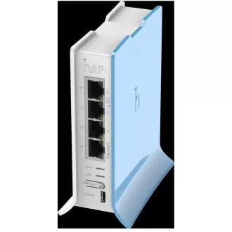 MikroTik hAP Lite (tower), 650MHz CPU, 32MB RAM, 4x LAN, integr. 2.4GHz Wi-Fi, WPS, vč. L4 MikroTik hAP Lite (tower), 650MHz CPU, 32MB RAM, 4x LAN, integr. 2.4GHz Wi-Fi, WPS, vč. L4