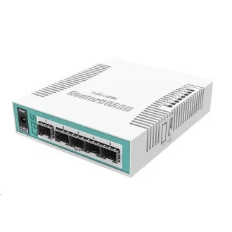 MikroTik Cloud Router Switch CRS106-1C-5S, 400MHz CPU, 128MB RAM, 1xGLAN/SFP, 5xSFP slot, vč. L5 licence MikroTik Cloud Router Switch CRS106-1C-5S, 400MHz CPU, 128MB RAM, 1xGLAN/SFP, 5xSFP slot, vč. L5 licence
