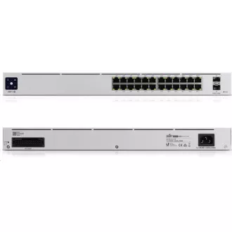 UBNT UniFi Switch USW-Pro-24-POE Gen2 [24xGigabit, 400W PoE+ 802.3at/af/bt, 2xSFP+, 88Gbps]