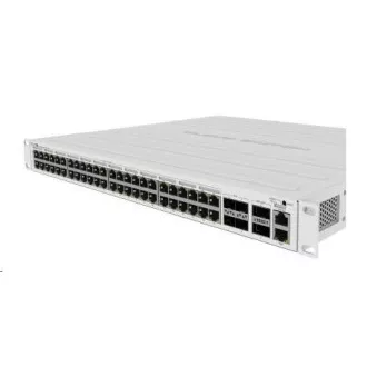 MikroTik Cloud Router Switch CRS354-48P-4S+2Q+RM, 650MHz CPU, 64MB, 1x10/100, 48xGLAN(PoE), 4xSFP+, 2xQSFP, vč. L5 MikroTik Cloud Router Switch CRS354-48P-4S+2Q+RM, 650MHz CPU, 64MB, 1x10/100, 48xGLAN(PoE), 4xSFP+, 2xQSFP, vč. L5