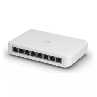 UBNT UniFi Switch USW-Lite-8-PoE [8xGigabit, 4x PoE out 52W, 802.3at/af, 16Gbps]