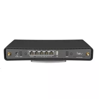 MikroTik RBD53iG-5HacD2HnD, hAP ac3, 716MHz CPU, 256MB RAM, USB, 5x LAN, Wi-Fi 2, 4GHz + 5 GHz, PoE, vč. L4 MikroTik RBD53iG-5HacD2HnD, hAP ac3, 716MHz CPU, 256MB RAM, USB, 5x LAN, Wi-Fi 2, 4GHz + 5 GHz, PoE, vč. L4