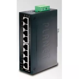 Planet switch IGS-801T, průmysl.verze 8x10/100/1000, DIN, IP30, -40 až 75°C, 12-48V
