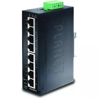Planet switch IGS-801T, průmysl.verze 8x10/100/1000, DIN, IP30, -40 až 75°C, 12-48V