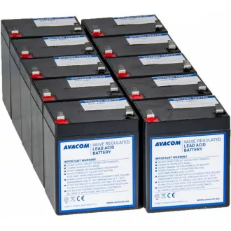 AVACOM bateriový kit pro renovaci RBC143 (10ks baterií) AVACOM bateriový kit pro renovaci RBC143 (10ks baterií)